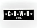 CRWN block sticker