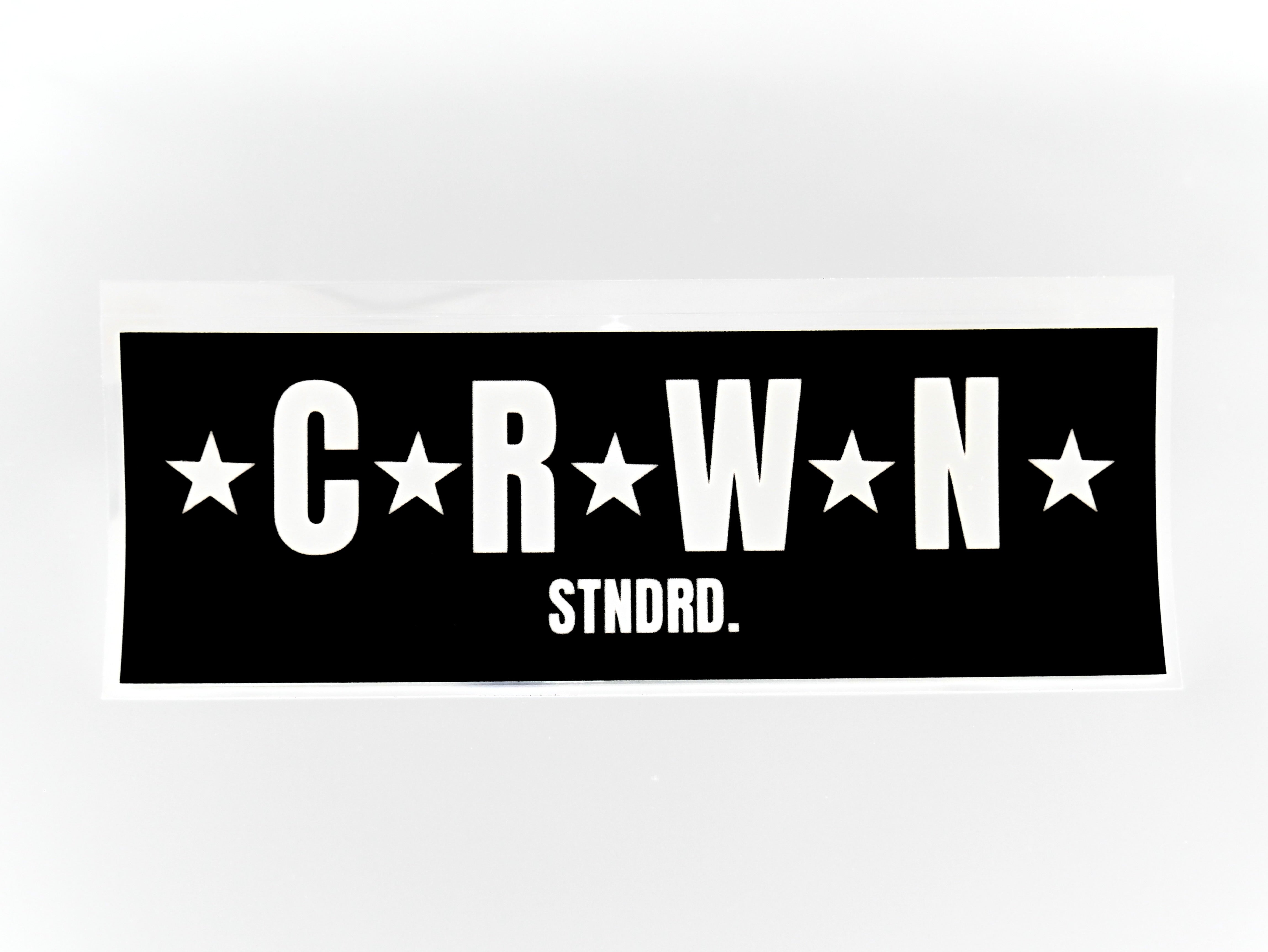 CRWN block sticker
