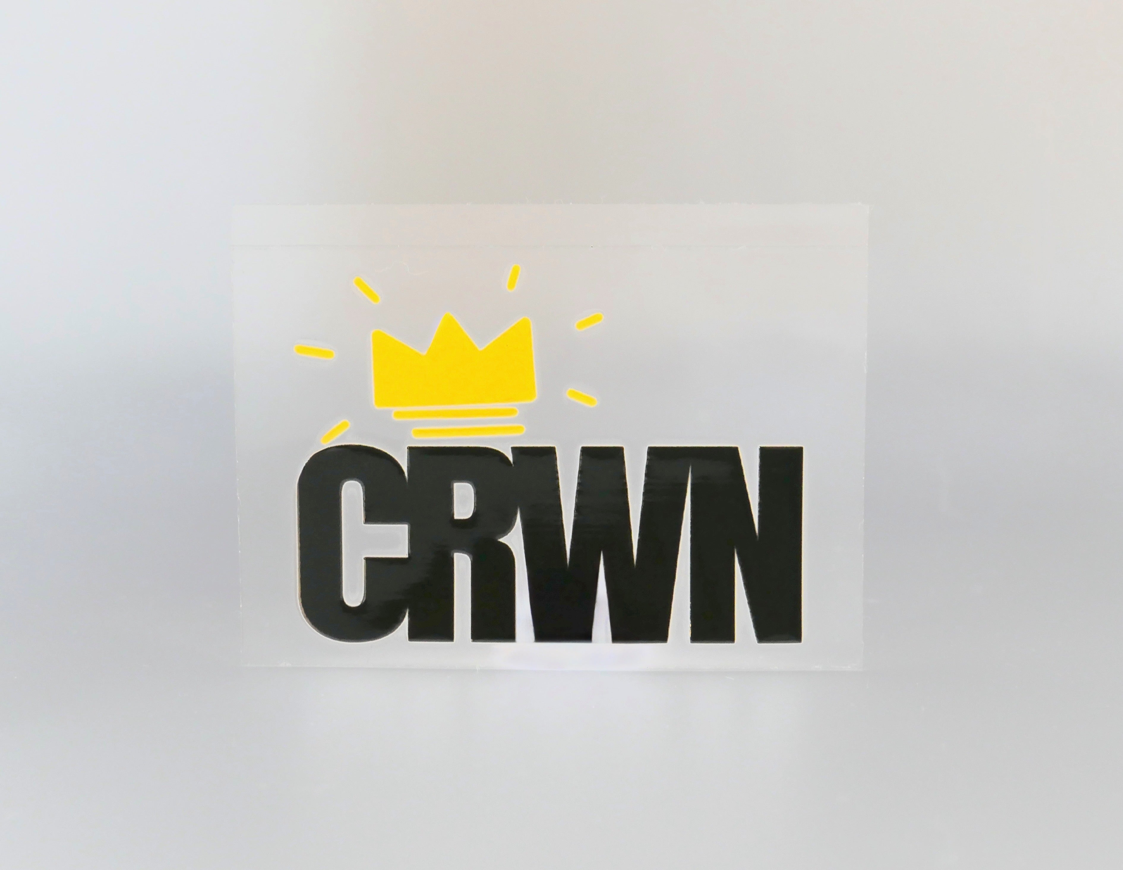 CRWN Standard Transfer sticker