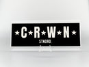 CRWN block sticker