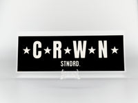 CRWN block sticker