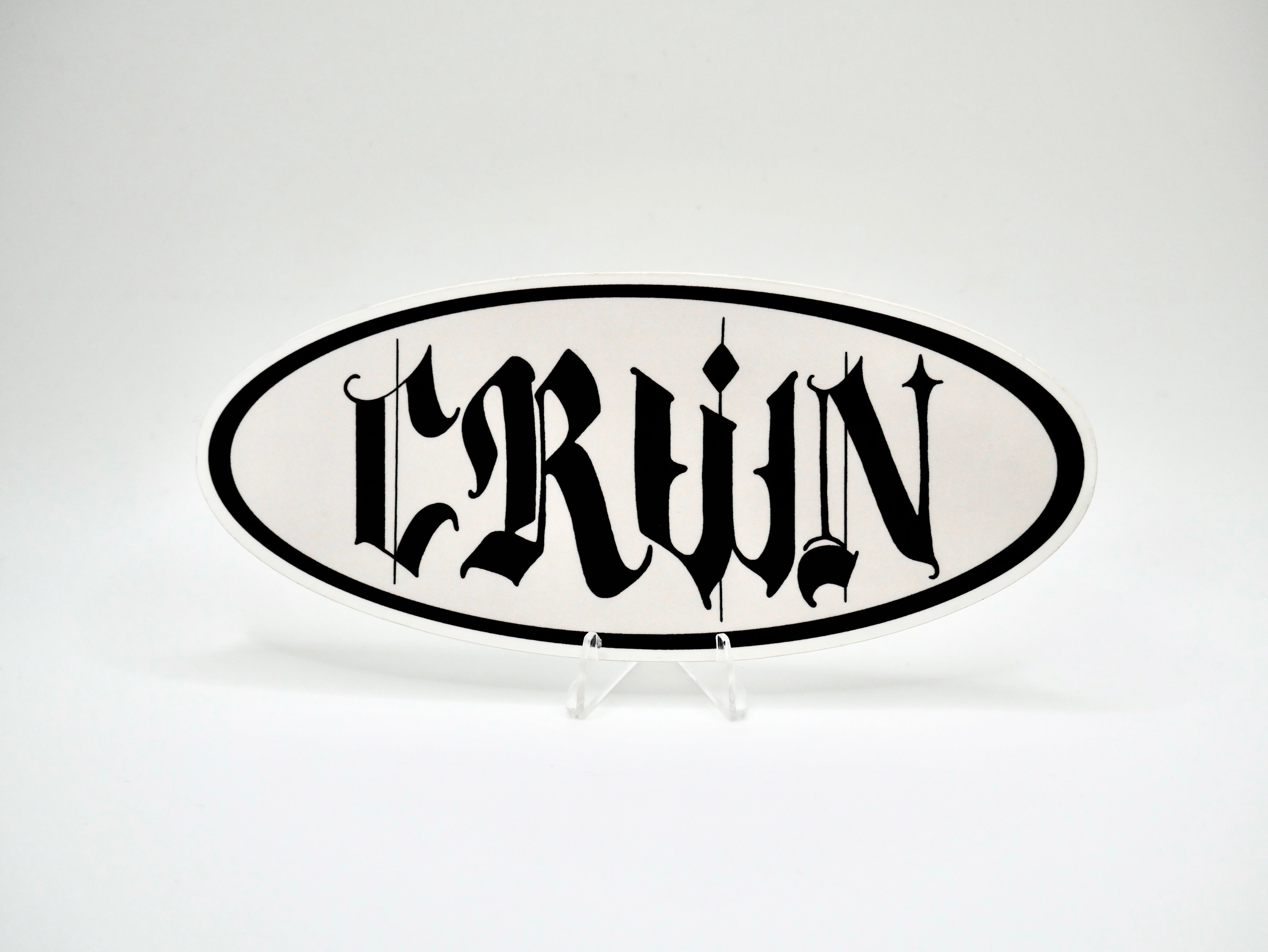CRWN Gothic Oval Sticker